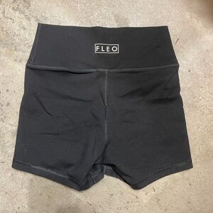 Fleo Women's Athletic Black Shorts